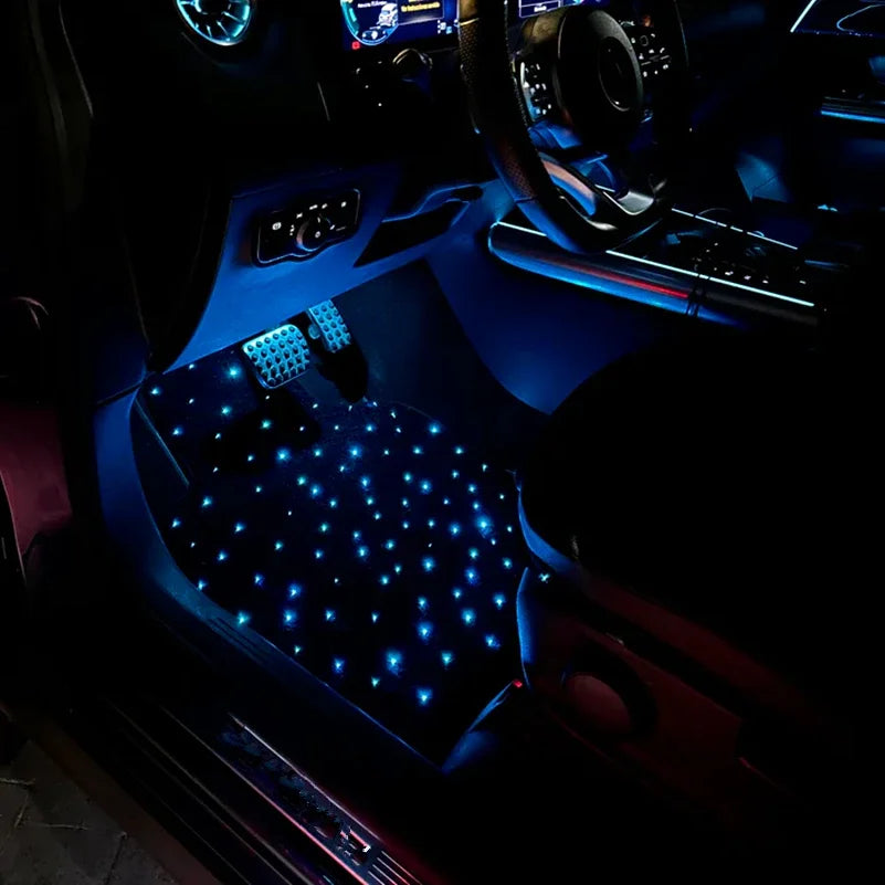 Fiber Optic Car Mats (4-Piece Set)