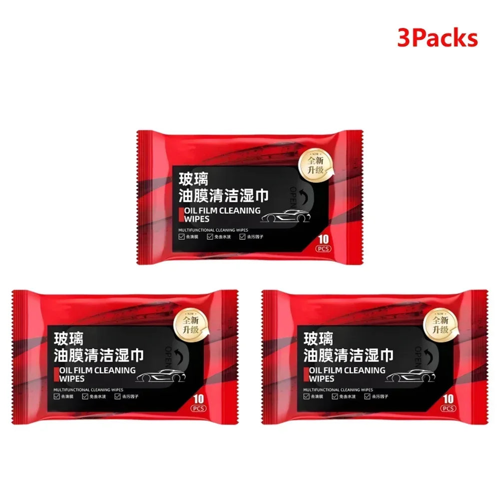 5-Pack Car Glass Oil Remover Wipes