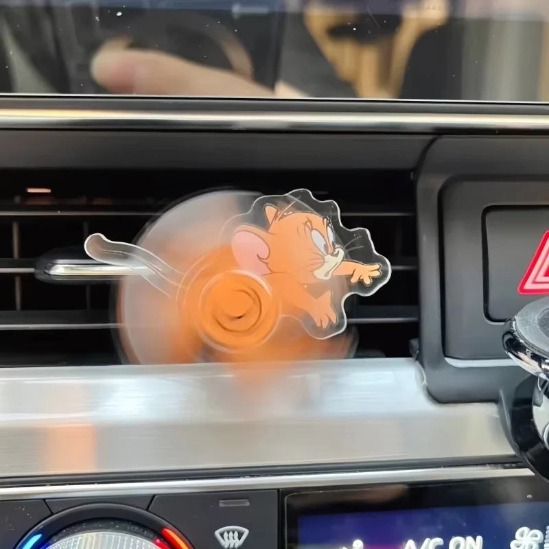Tom & Jerry Car Air Vent Toy – Rotating Clip