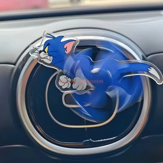 Tom & Jerry Car Air Vent Toy – Rotating Clip Hover Image