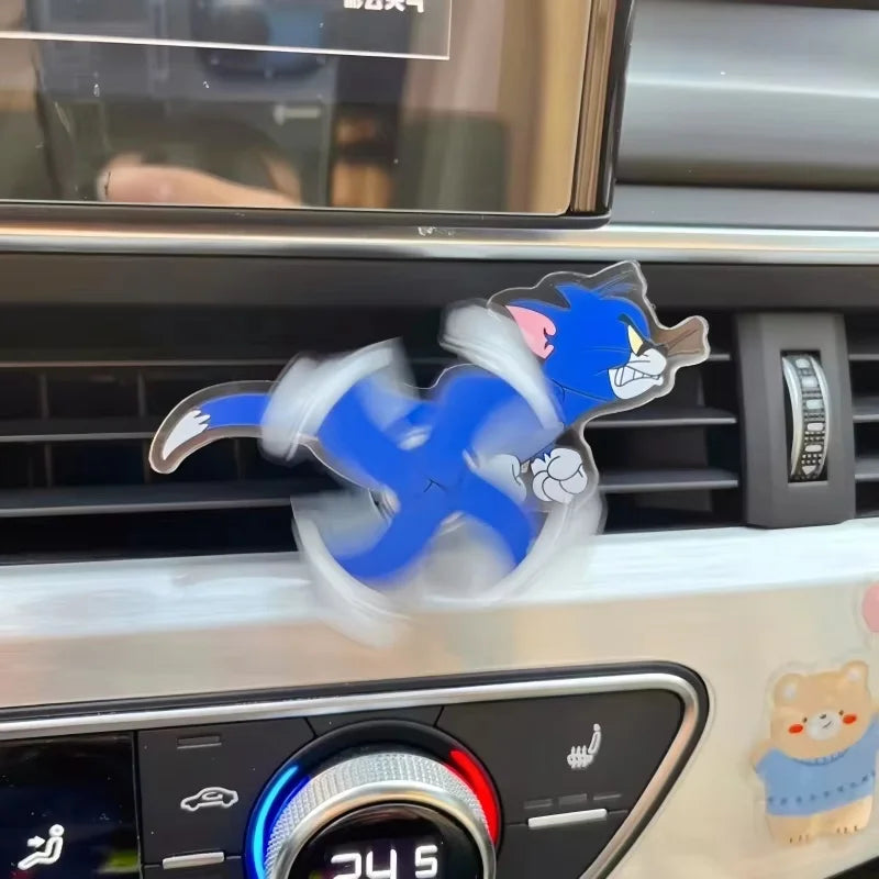 Tom & Jerry Car Air Vent Toy – Rotating Clip