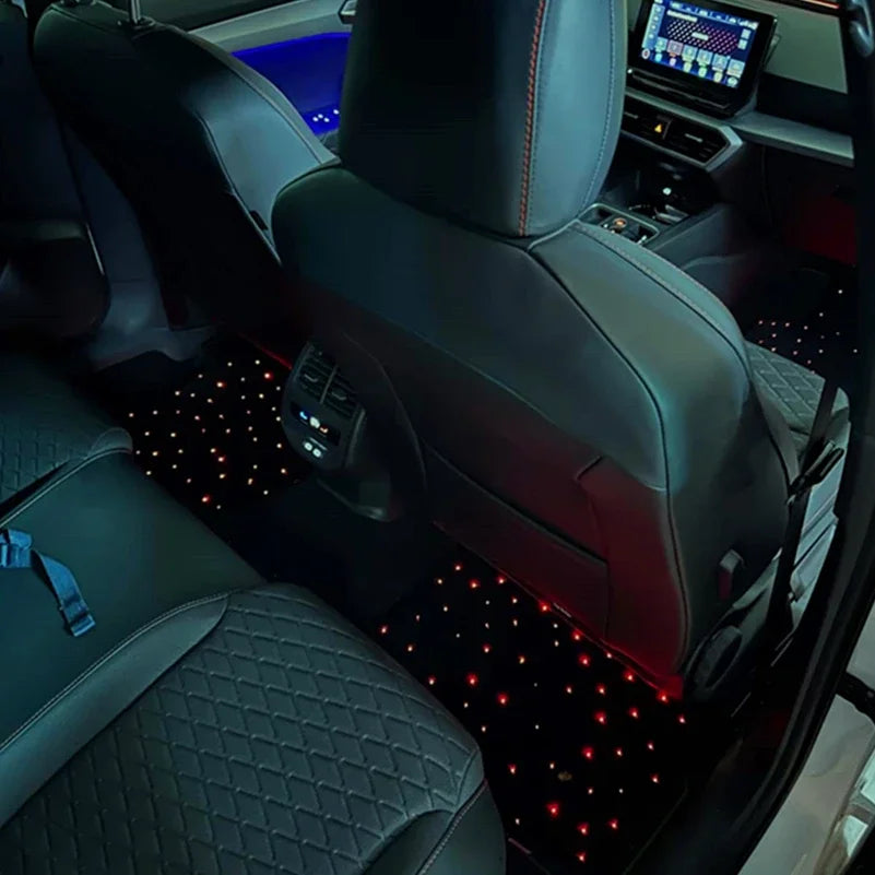 Fiber Optic Car Mats (4-Piece Set)