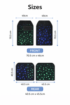 Fiber Optic Car Mats (4-Piece Set)