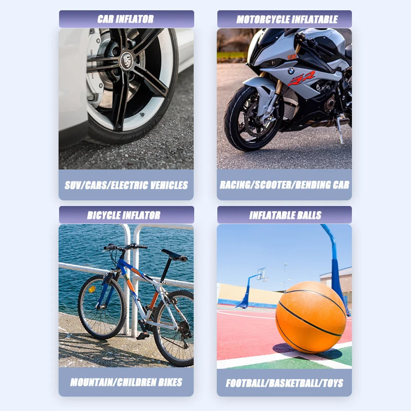 Wireless Car Air Compressor – Digital Tire Inflator