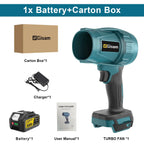 Handheld Turbo Air Blower – 200M/S 1500W Cordless