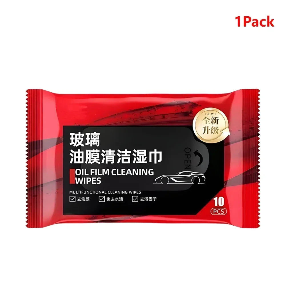 5-Pack Car Glass Oil Remover Wipes