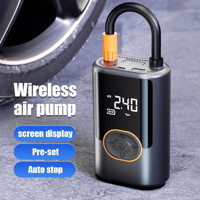 Wireless Car Air Compressor – Digital Tire Inflator Main Image